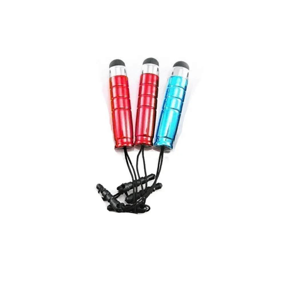 🖋️ 3 Pack Mini Bullet Stylus Drawing Pens for Touch Screens with Dust Plug NEW